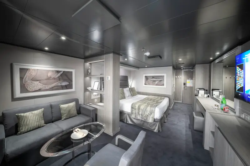 MSC Seashore MSC Yacht Club deluxe suit (YC1), oturma alanı