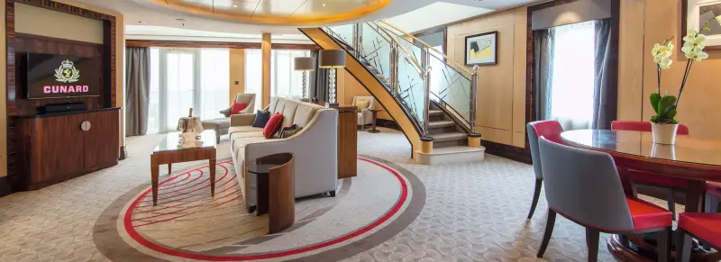 Queen Mary 2'de iki katlı Balmoral Suite
