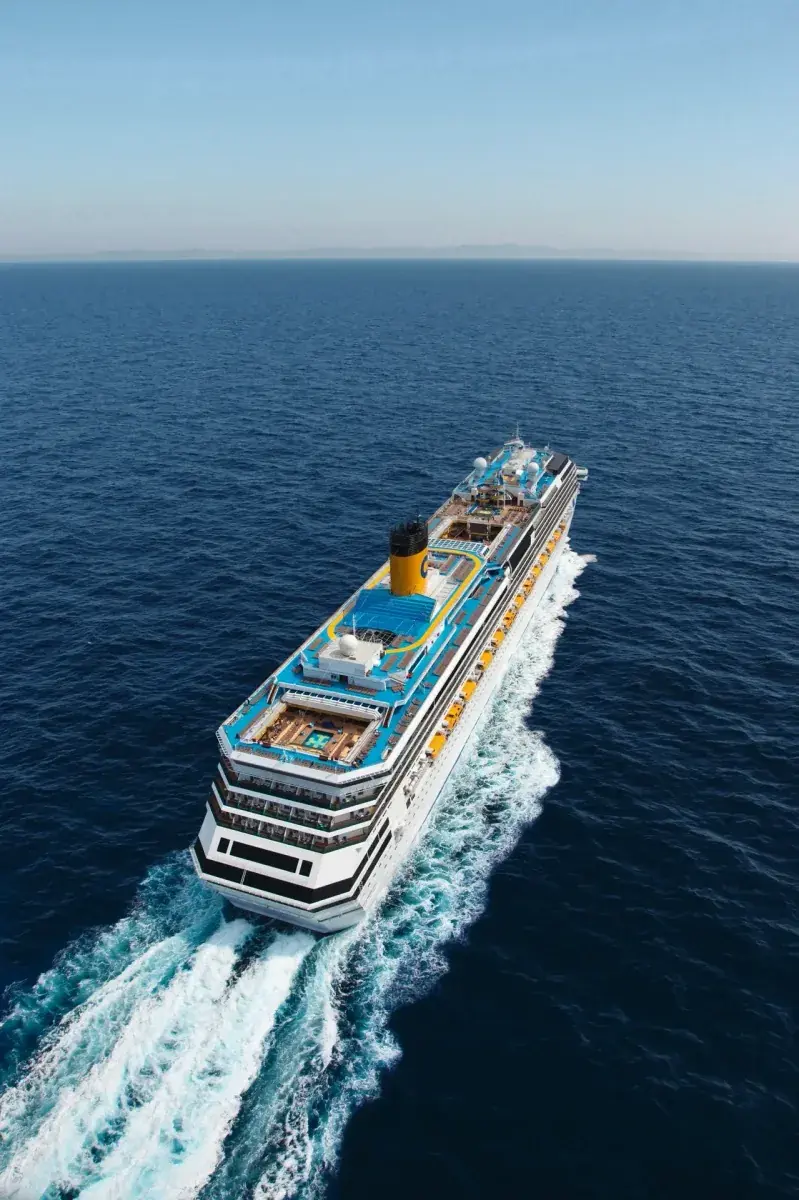 Costa Pacifica üstten görünüm