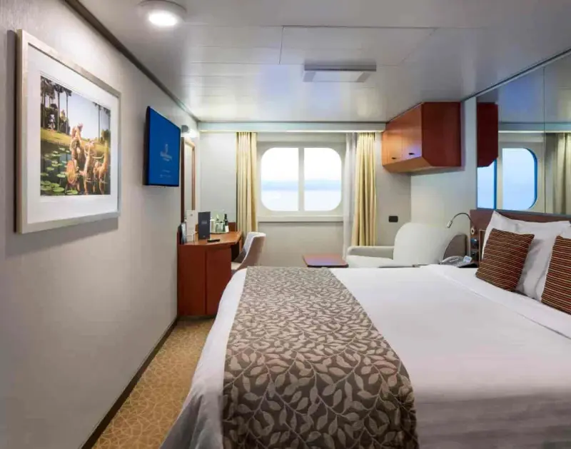 Eurodam ve Nieuw Amsterdam'da dış kabin