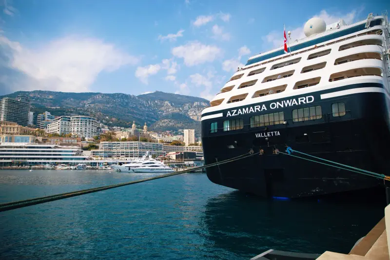 Azamara Onward kıç görünümü, Monte Carlo
