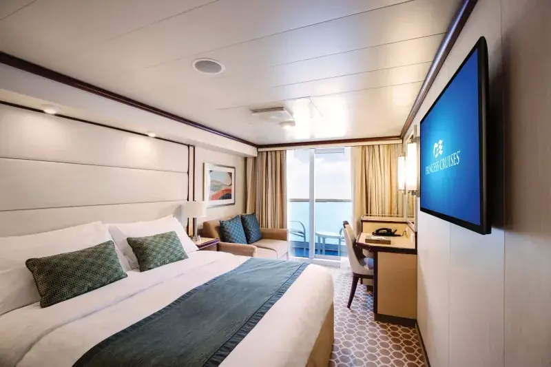Royal Princess'te balkonlu kabin