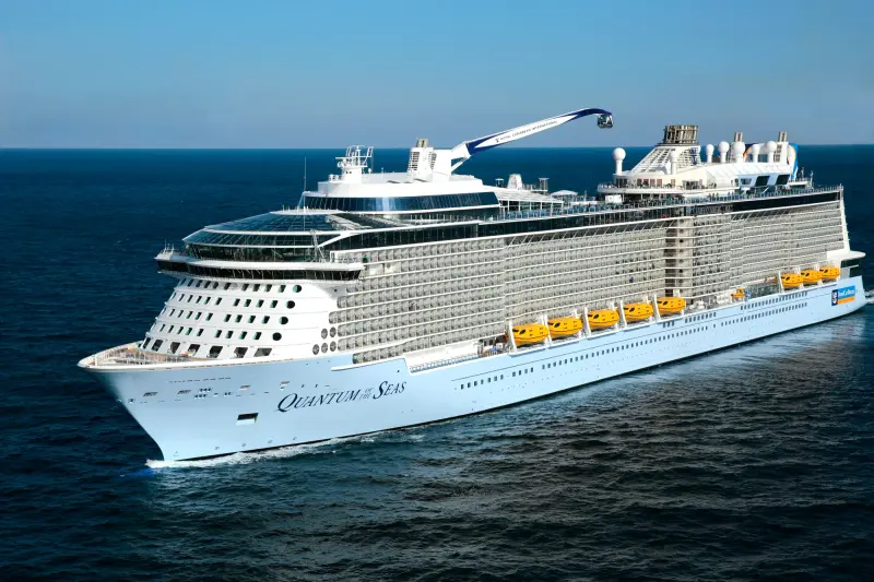Quantum of the Seas pruvadan görünüm
