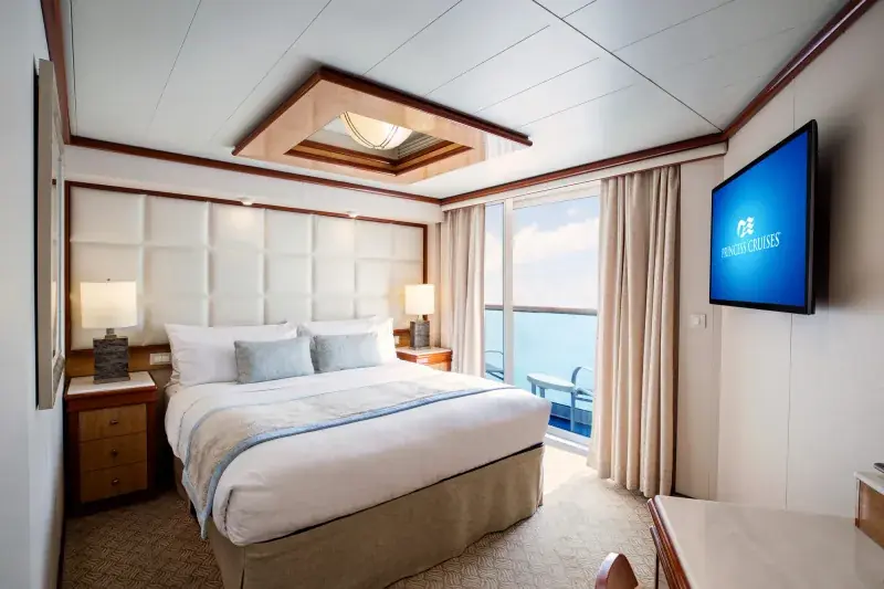 Royal Princess'te suit yatak odası