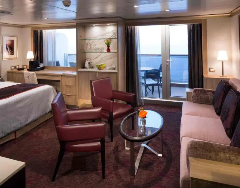 Koningsdam ve Nieuw Statendam'da Neptune Suite
