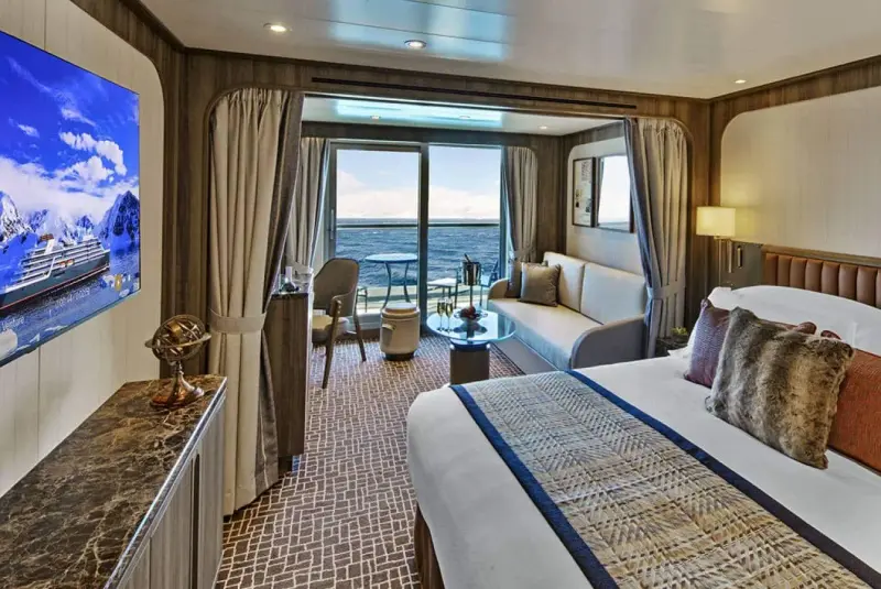 Seabourn Venture ve Pursuit'te Veranda Suite