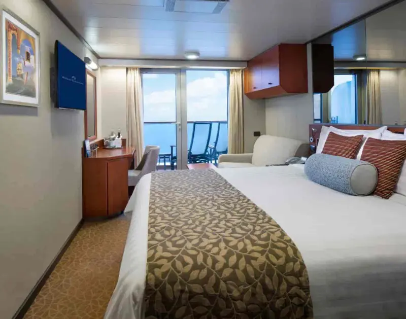 Eurodam ve Nieuw Amsterdam'da balkonlu kabin