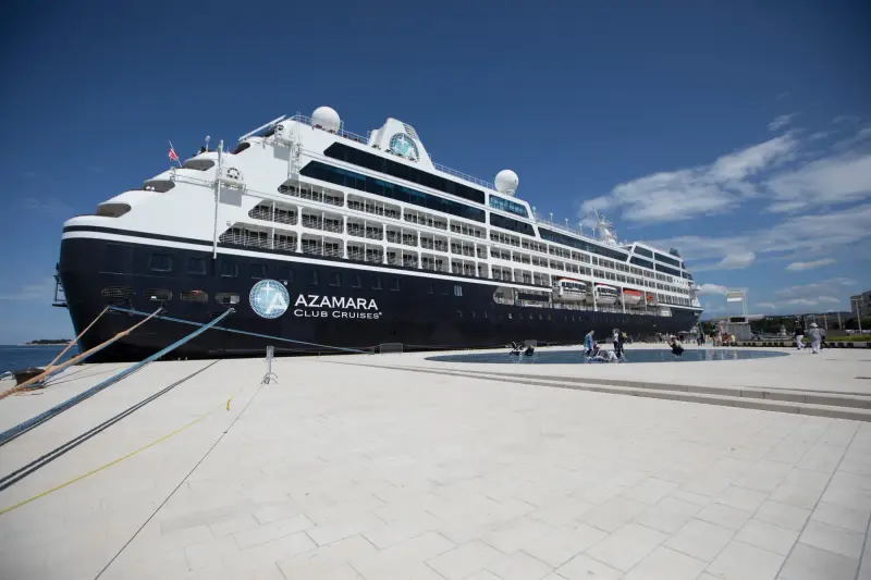Azamara Quest Zadar rıhtımında