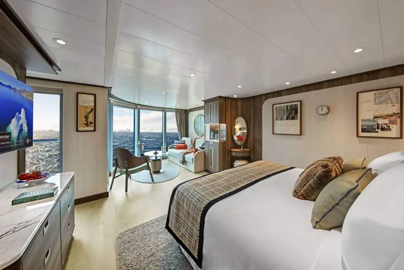 Seabourn Venture ve Pursuit'te Panorama Penthouse Suite